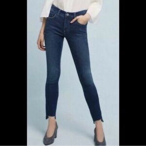 Pilcro Mid-Rise Step Hem Jeans